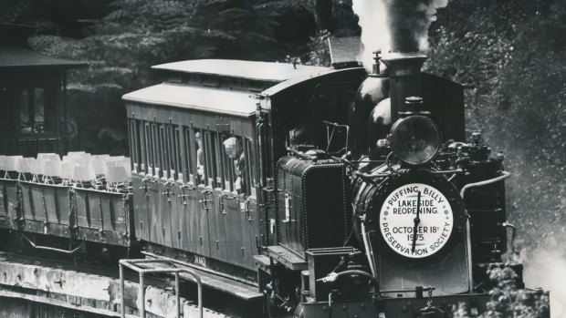 Puffing Billy in 1975.