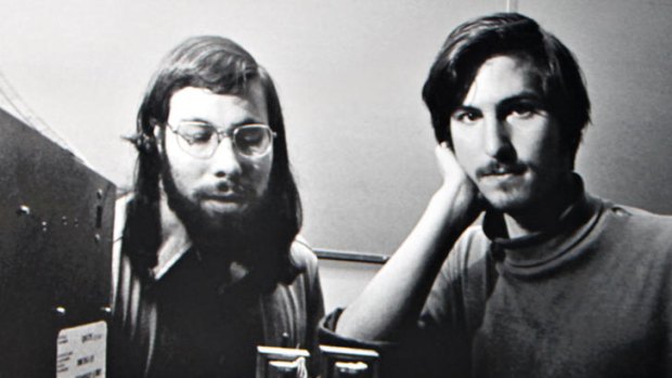 The late Steve Jobs (right), with Apple co-founder Steve Wozniak in days gone by.