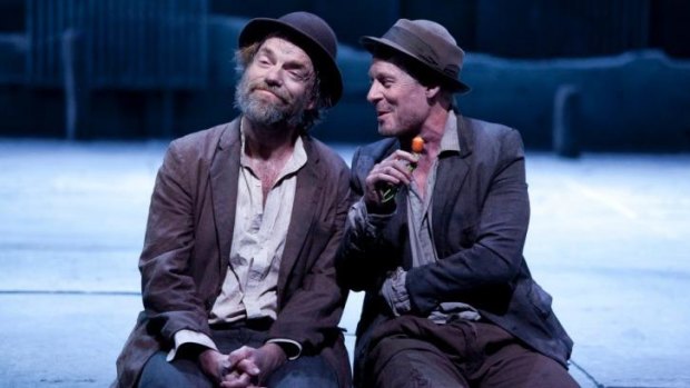 Hugo Weaving and Richard Roxburgh in Sydney Theatre Company's Waiting For Godot. 