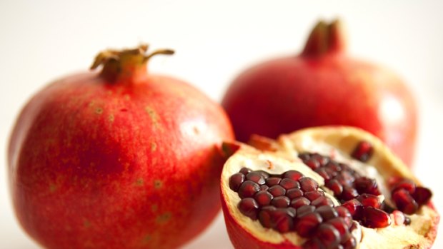 Ancient health food ... pomegranates are thought to be the world's oldest fruit.