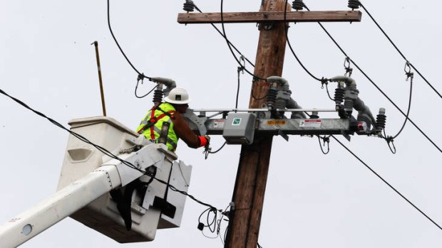About 650,000 people still without power in New York.
