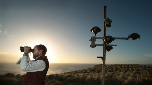 Sam Cleland, the manager of the Cape Grim atmospheric monitoring station in Tasmania.
