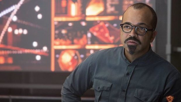 Living in District 13: Beetee Latier (Jeffrey Wright) is well-utilised.