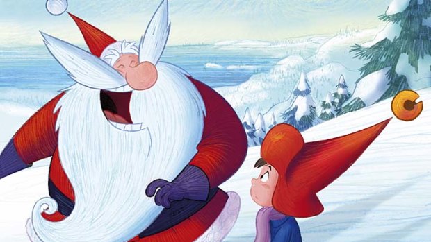 It's beginning to look a lot like ... Shane Jacobson gives voice to Santa in this antipodean-flavoured Christmas story.