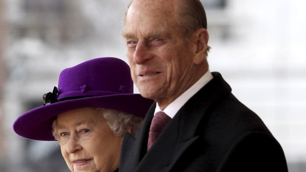 Meet the in-laws ... Queen Elizabeth and Prince Phillip.
