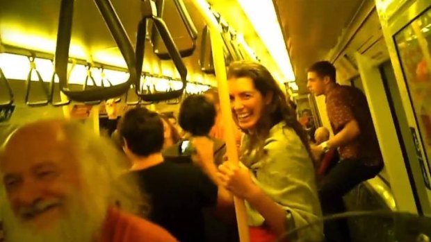 Passengers got more than they bargained for on a Fremantle-bound train last Friday.
