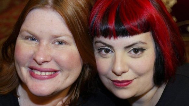 Cassandra Clare and Holly Black, co-authors of new children's fantasy series, <i>Magisterium</i>.