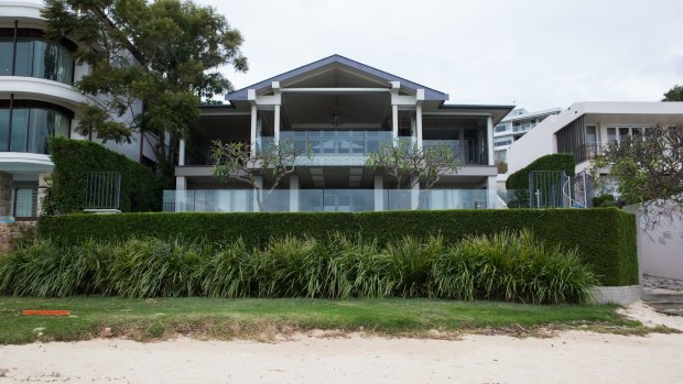 John Leaver's beachfront home in Point Piper has been frozen by the Tax Office.