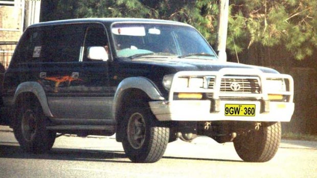 Police are looking for any information regarding this blue Toyota Landcruiser 