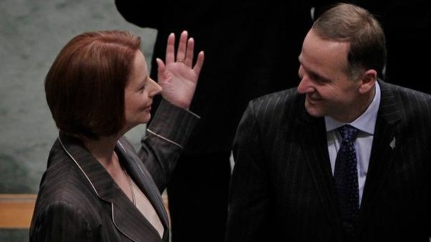 New Zealand's Prime Minister John Key (right), has come out for gay marriage.