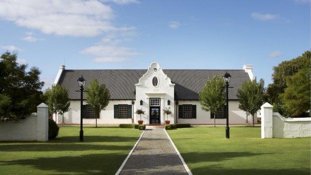 Grand designs: (right) the Wrights' Margaret River winery Voyager Estate.