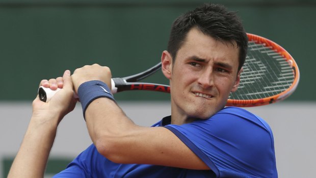 Under fire: Australia's Bernard Tomic.