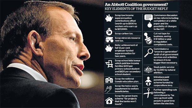 An Abbott government? <i>Photo: Christopher Pearce</i>