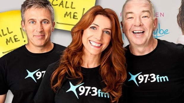 Hosts of 97.3FM's flagship program, Terry Hansen, Robin Bailey and Bob Gallagher.
