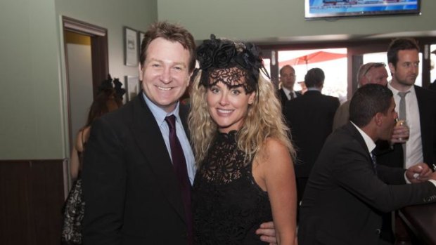 Big birthday celebrations planned: Mark McInnes with long-term partner Lisa Kelly.