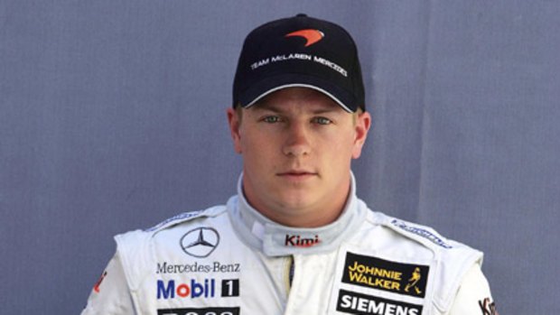 Back in Formula One ... Kimi Raikkonen.