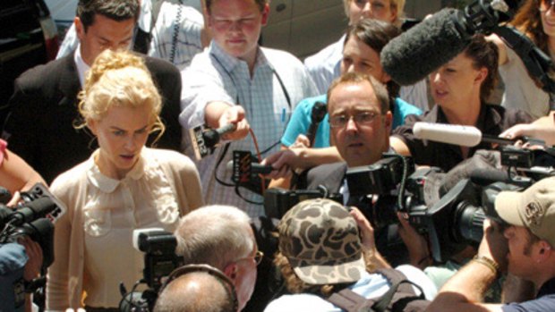 Bete noire ... Nicole Kidman's former bodyguard joins forces with the paparazzi.