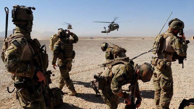 Pulling back ... Australian troops aim to withdraw from more than a dozen bases in Afghanistan by early next year.