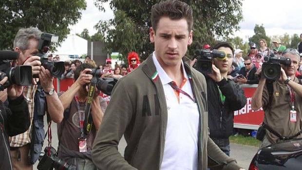 Accused ... Adrian Sutil, pictured here in Melbourne in March.
