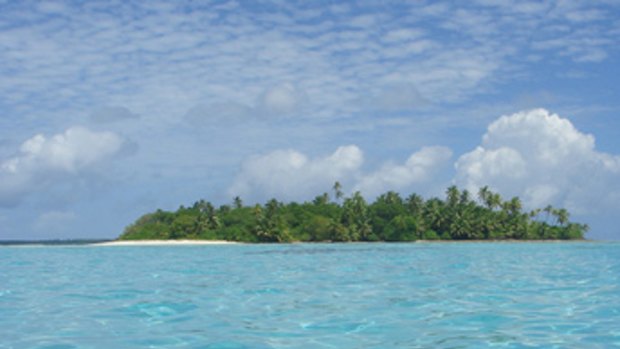 One of the islands in the Chagos archipelago in the Indian Ocean.