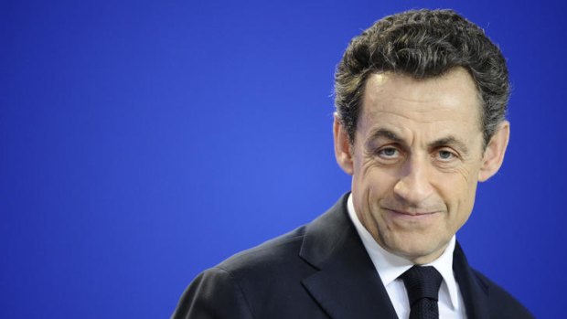 Nicolas Sarkozy ... had to escape from protesters.