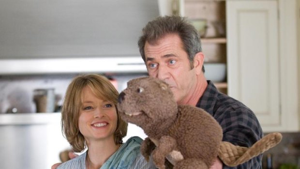 ''I'm not a puppet, I'm real'': Mel Gibson in <i>The Beaver</i>.