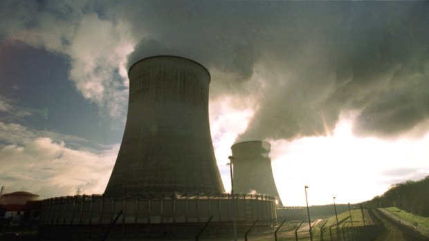 The Cattenom nuclear power station in east France.