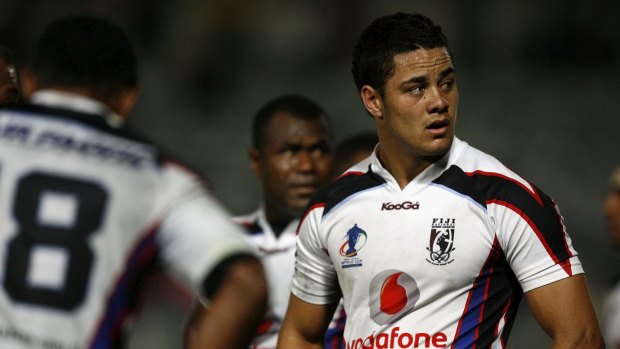 Jarryd Hayne represented Fiji in rugby league in 2008.