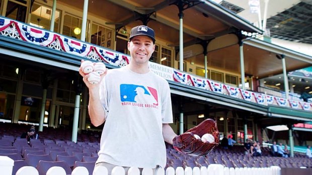On the ball: Zack Hample.