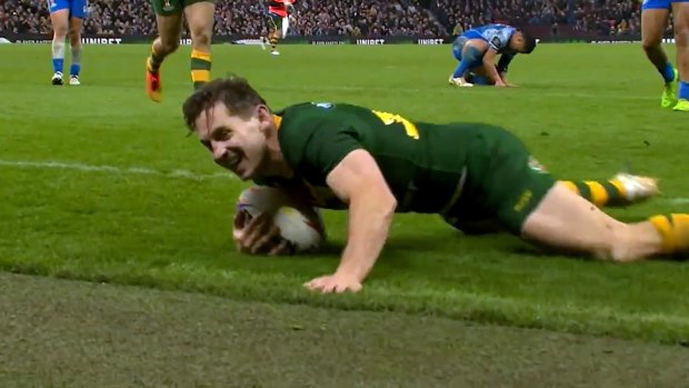 Cam Murray's five tries in five Tests