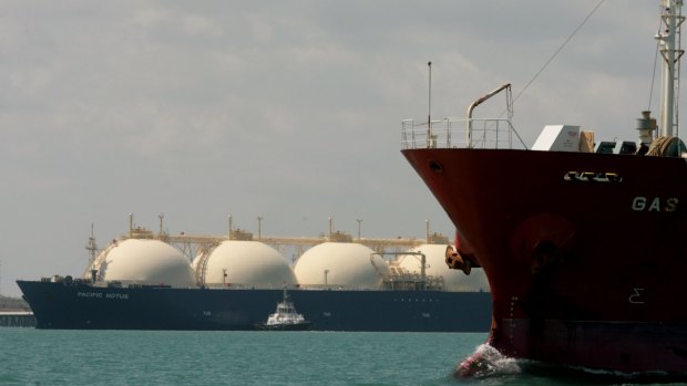 China is the major destination of most of the growth in Australian LNG exports. 
