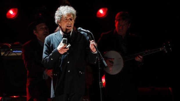 Miracle show: Bob Dylan (pictured here at another event) performed for just one person in Philadelphia. 