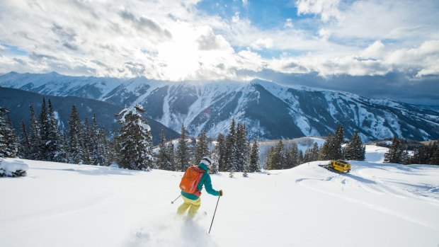Glorious nature: Skiing with Little Nell Powder Tours.