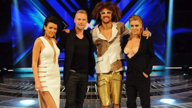 Yet to find its stride ... Seven's <i>X Factor</i> was beaten by Nine's <i>The Voice</i> and Ten's <i>MasterChef</i> in the ratings.