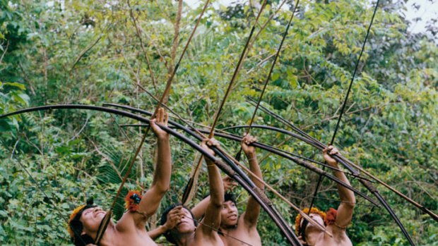 The Awa people rely on the Amazon for their way of life.