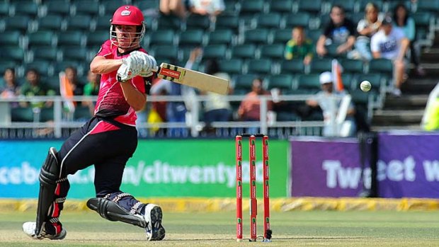 Moises Henriques blasted 49 not out before claiming three wickets for the Sydney Sixers.