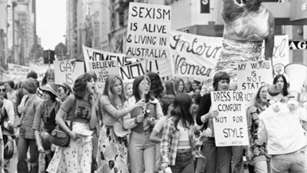 On the march in 1972... throughout the 20th century it was mostly women who led the fight for access to the means to prevent pregnancy.