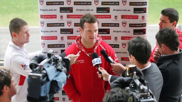 "We've got a job to do" ... Dragons hooker Dean Young.