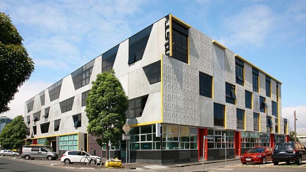 The South Melbourne development offers a range of studio sizes.