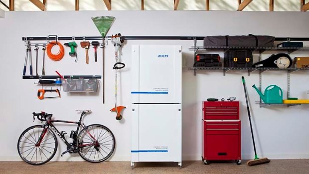 ZEN Energy's new storage unit is the size of a fridge.