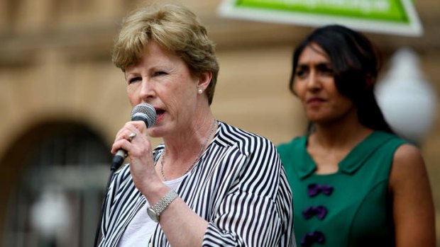 Greens leader Christine Milne: Set to announce the party's $100 million election plan on Wednesday.