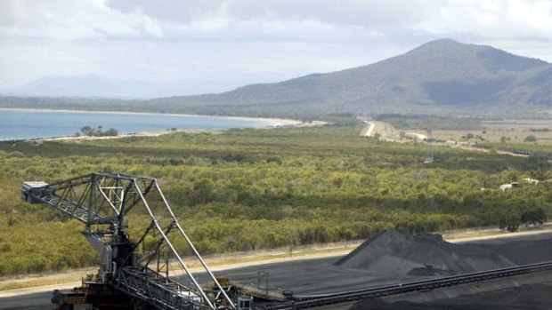 Black mark ... the Queensland government has already scaled back a port expansion at Abbot Point.