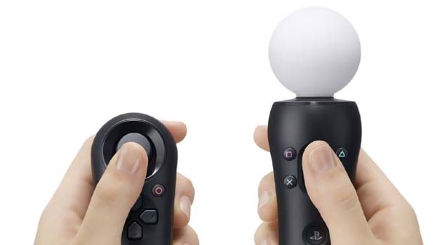 PlayStation Move controllers.