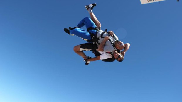 Matt Shrimpton is a keen skydiver.