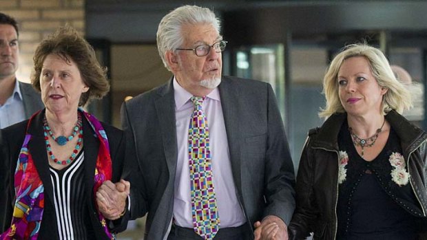 Awaiting verdict: Veteran Australian artist and entertainer Rolf Harris with his niece Jenny, left, and daughter Bindi. right, leave Southwark Crown Court in London.