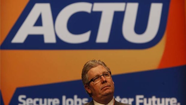 Looking beyond the election: Dave Oliver, secretary of the ACTU.