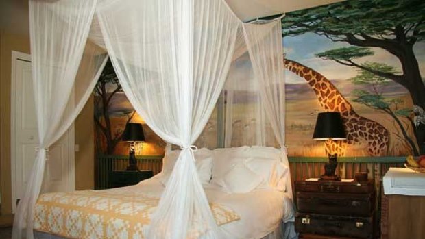 Safari room at Inn at Occidental, Sonoma.