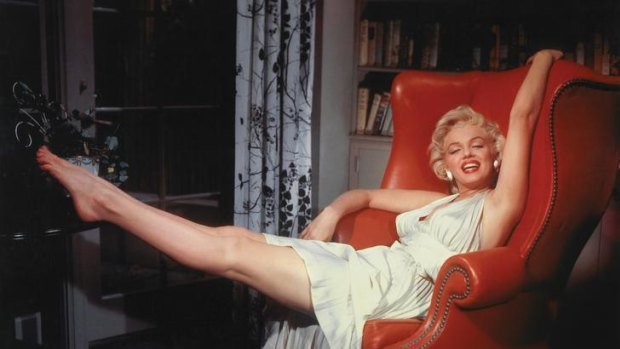 Then and now ... Monroe in a promotional shot for <i>The Seven Year Itch</i>, 1955.