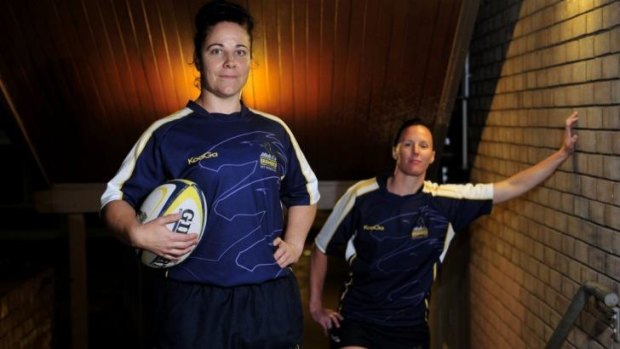 Louise Burrows and Shellie Milward are the two Canberrans in the Wallaroos side. 