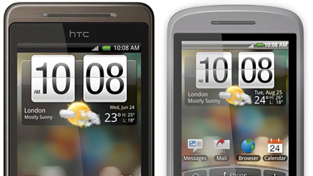 HTC's new Android handsets: the Hero and the Tattoo.